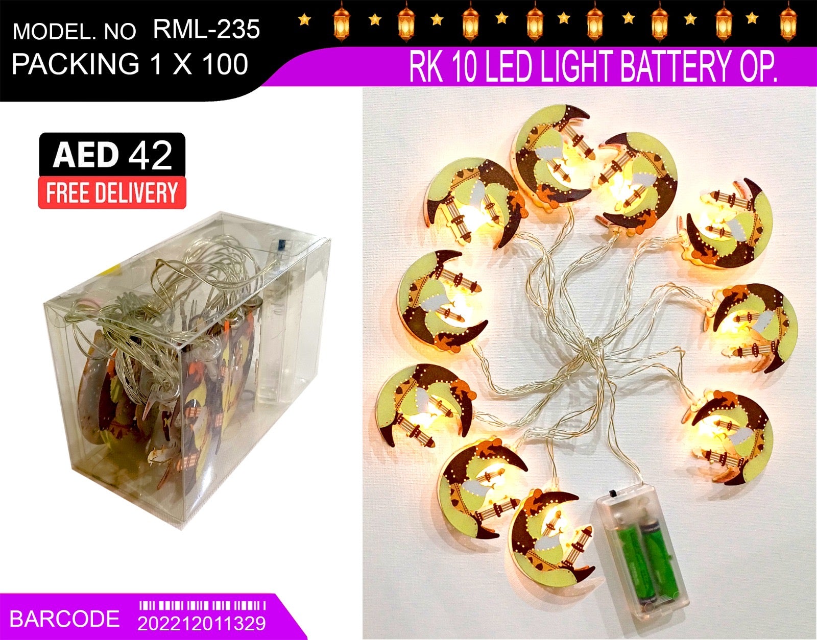 RK 10 LED LIGHT 3PIN